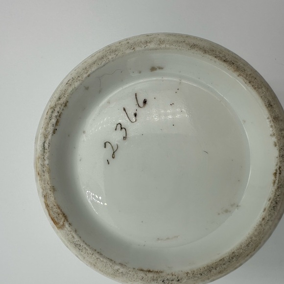 Vintage Barbershop Luxury Shave Mug With Brush. Gold Monogrammed Name - Mathers - Picture 9 of 11